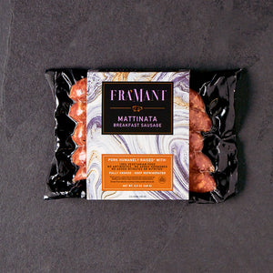 Fra' Mani Gourmet Mattinata Breakfast Sausage - Fully Cooked. 5 Pack - 8 Ounces