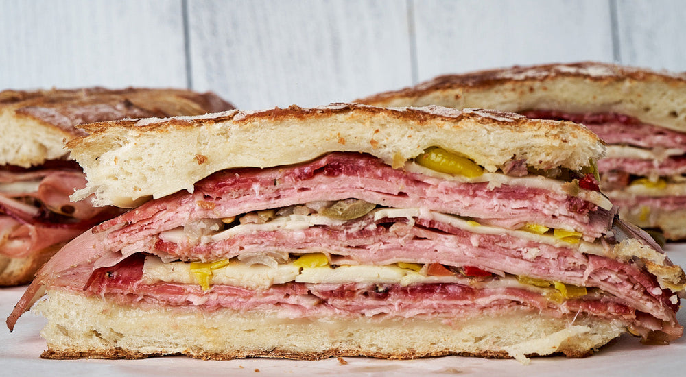 Muffuletta Press Sandwich