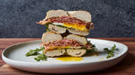 MORTADELLA & EGG BAGEL BREAKFAST SANDWICH