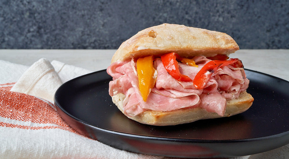 SALAME ROSA & ROASTED PEPPER SANDWICH