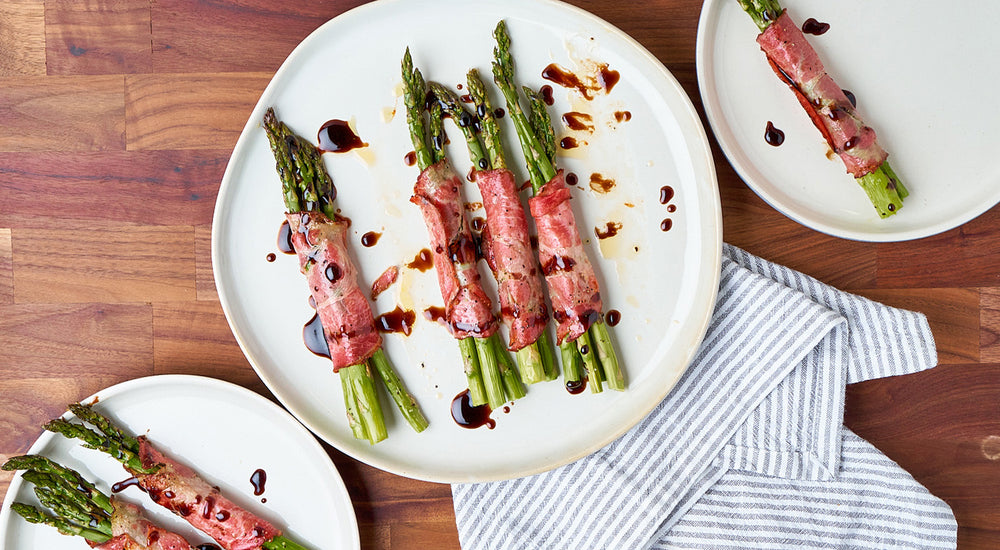 Spicy Cappicollo Wrapped Asparagus Appetizer