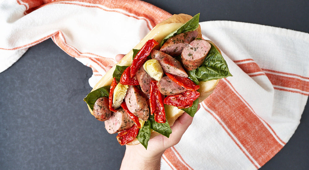 Sweet Basil Sausage Sandwich