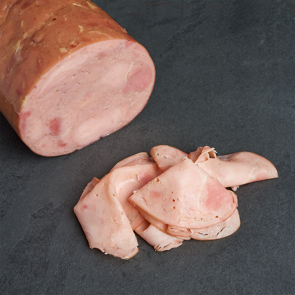 Fra' Mani Turkey Galantine - Slow Roasted and Lightly Smoked - Gourmet Artisan Deli - Fully Cooked